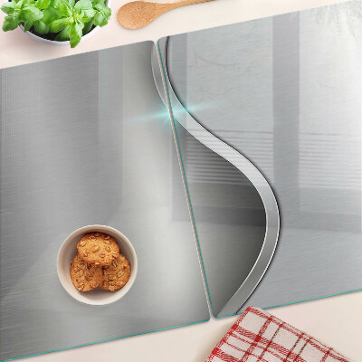 Snijplanken glas Modern design met een golf