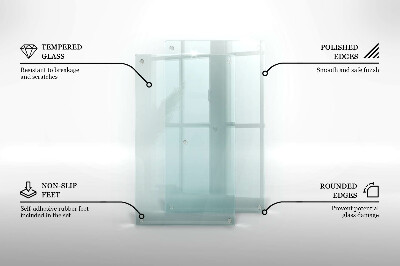 Snijplanken glas Transparant dubbel
