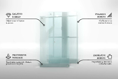 Snijplanken glas Transparant dubbel