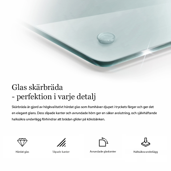 Snijplanken glas Transparant dubbel