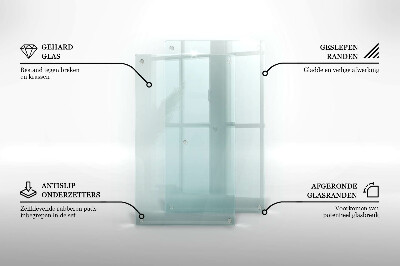 Snijplanken glas Transparant dubbel