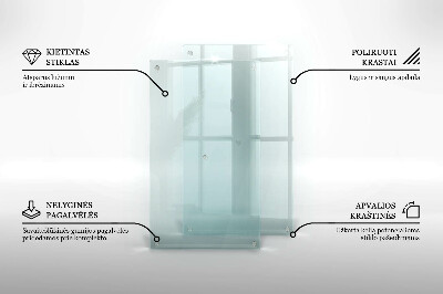 Snijplanken glas Transparant dubbel