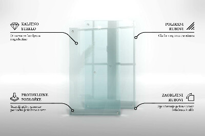 Snijplanken glas Transparant dubbel