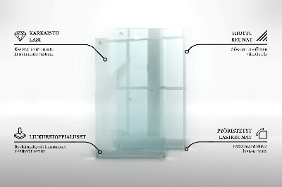 Snijplanken glas Transparant dubbel