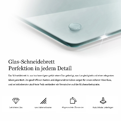 Snijplanken glas Transparant dubbel