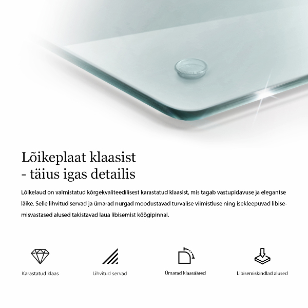 Glazen snijplanken Transparant zeshoekige