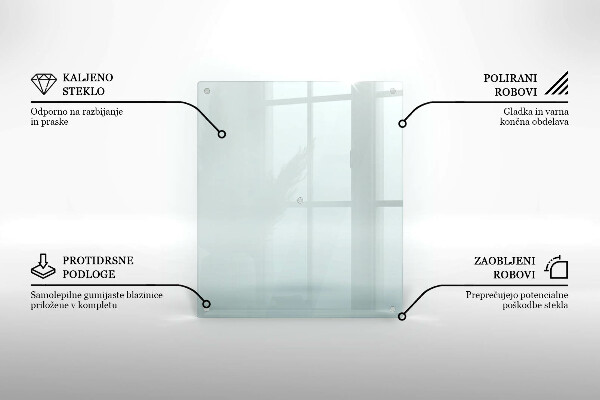 Snijplanken van glas Transparant rechthoekig