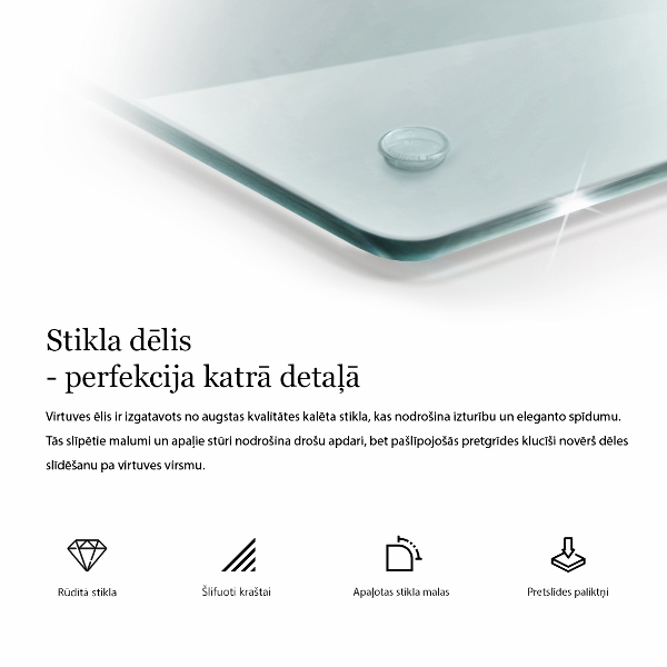 Snijplanken van glas Transparant rechthoekig