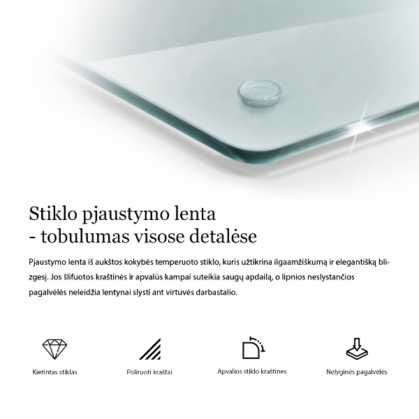 Snijplanken van glas Transparant rechthoekig