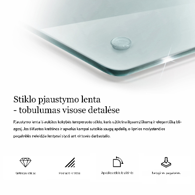 Snijplanken van glas Transparant rechthoekig