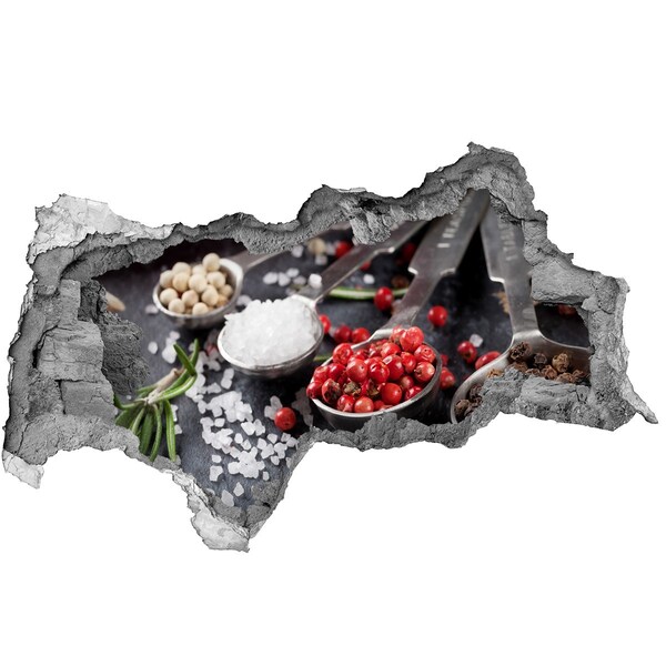 Wandsticker 3D doorkijk Specerijenparadijs