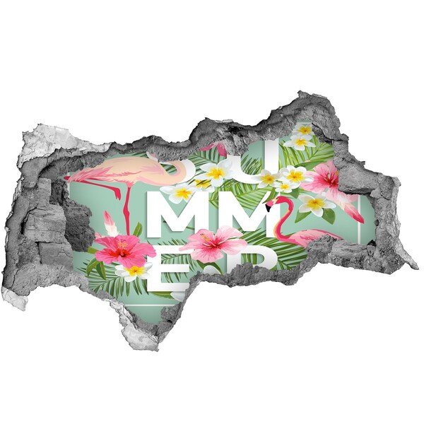 3D muursticker gescheurde muur Zomerdromen