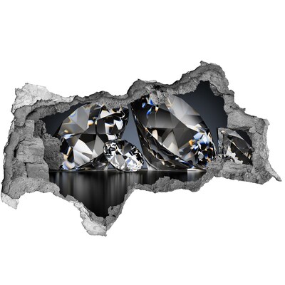 3D sticker gat in stenen muur Diamantgrot