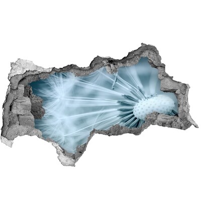 Zelfklevende 3D wandsticker illusie De bloemenwereld achter de muur