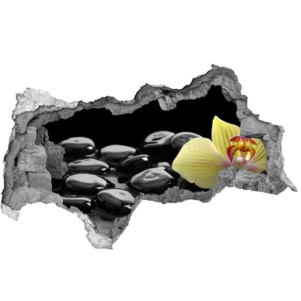 Wandsticker 3D doorkijk Ontspan in de spa.