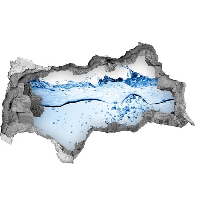 Zelfklevende 3D wandsticker illusie Onderwaterwereld