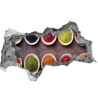 3D sticker gat in stenen muur Specerijenparadijs