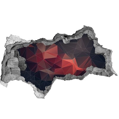 3D muursticker gescheurde muur Abstracte Gat in de Muur