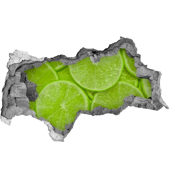 Wandsticker 3D doorkijk Citroenparadijs