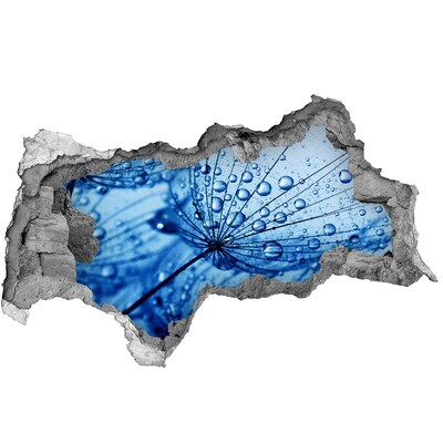 3D muursticker gescheurde muur Een verfrissende citrusaanblik