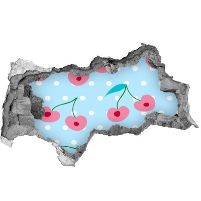 3D muursticker gescheurde muur Grote monumenten van de wereld