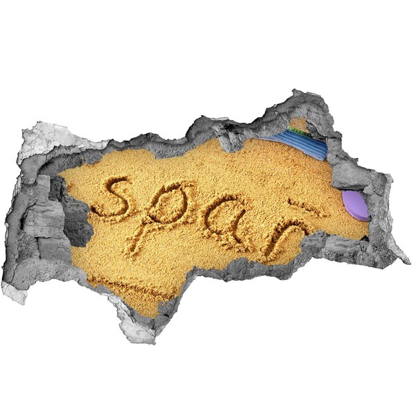 Wandsticker 3D doorkijk De San Francisco-brug 's nachts