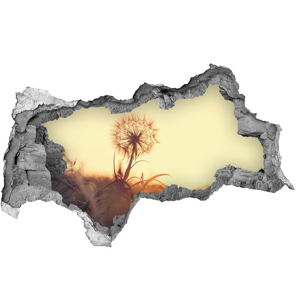 Zelfklevende 3D wandsticker illusie Zoete kersen op een blauwe achtergrond