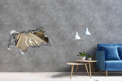 Wandsticker 3D doorkijk Uitzicht op Sydney