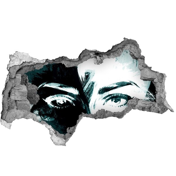 Wandsticker 3D doorkijk Lavendelvelden in het licht van de ondergaande zon