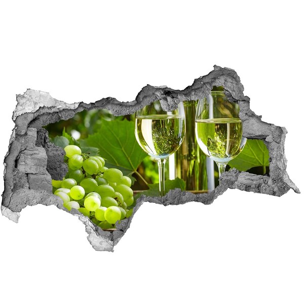 Zelfklevende 3D wandsticker illusie Koffie met bonen