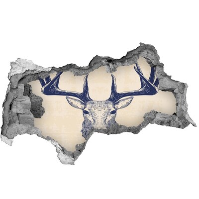 Wandsticker 3D doorkijk Catalaanse architectuur