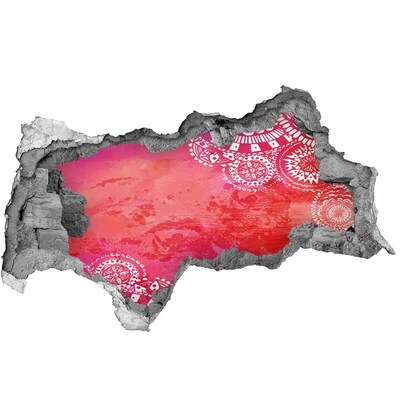 Zelfklevende 3D wandsticker illusie Moderne ruimte achter de muren