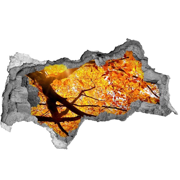 Zelfklevende 3D wandsticker illusie Een schip in de scheepswerf