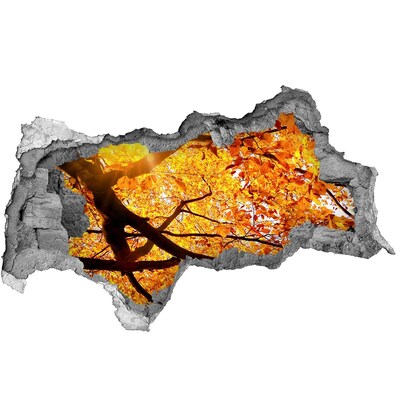 Zelfklevende 3D wandsticker illusie Een schip in de scheepswerf