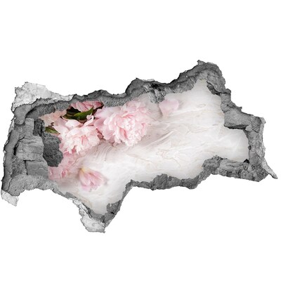 Wandsticker 3D doorkijk Fruit en groenten in het paradijs