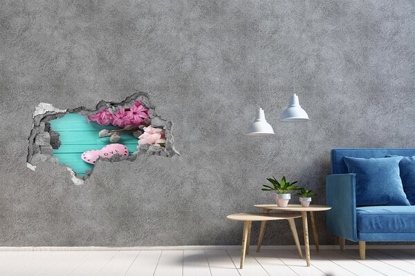 Wandsticker 3D doorkijk Fruitcake van Hole in the Wall