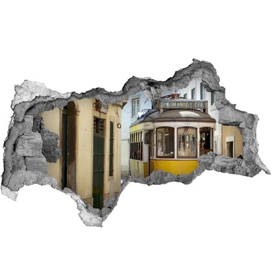 Wandsticker 3D doorkijk New York Bridge