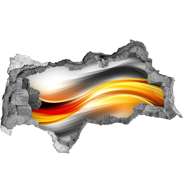 Zelfklevende 3D wandsticker illusie Eekhoorn in het bos