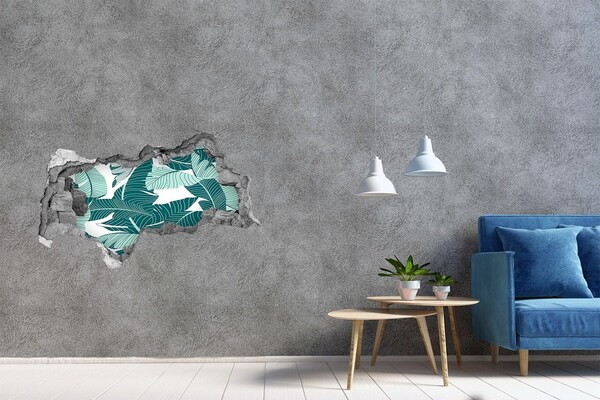 Zelfklevende 3D wandsticker illusie Kosmische ruimte