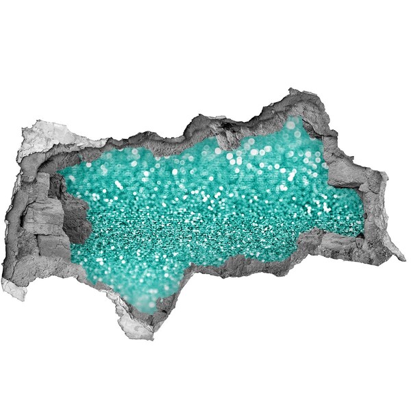 Zelfklevende 3D wandsticker illusie Dwalend door de woestijn