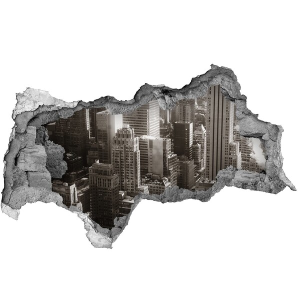 3D sticker gat in stenen muur Cadeauverrassingen