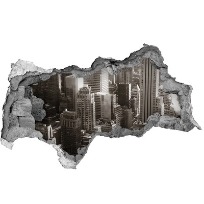 3D sticker gat in stenen muur Cadeauverrassingen