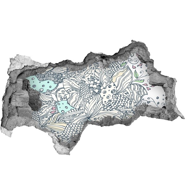 Wandsticker 3D doorkijk Uitzicht op New York