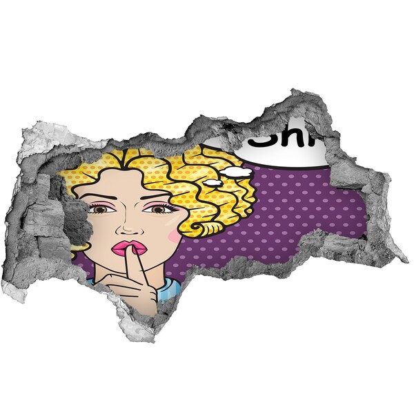 Zelfklevende 3D wandsticker illusie Een gezellig hoekje met een lantaarn.