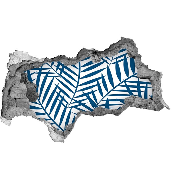 Wandsticker 3D doorkijk De skyline van New York in zwart-wit.