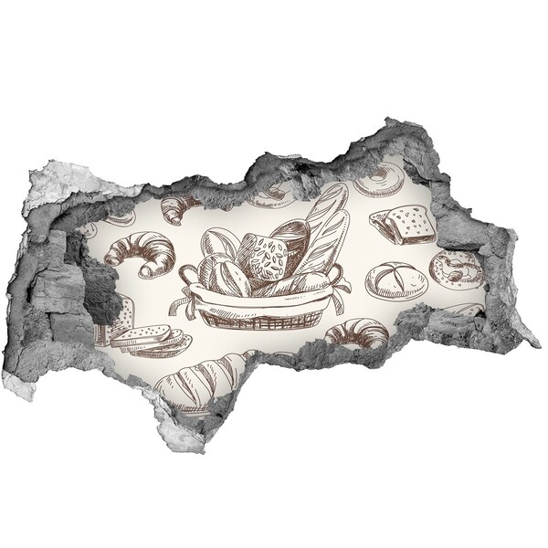 Wandsticker 3D doorkijk Baai der Werelden