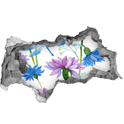 Wandsticker 3D doorkijk Geometrie in Scrap