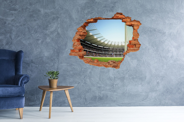 Vinyl muursticker 3D breekeffect Een stadion vol emoties