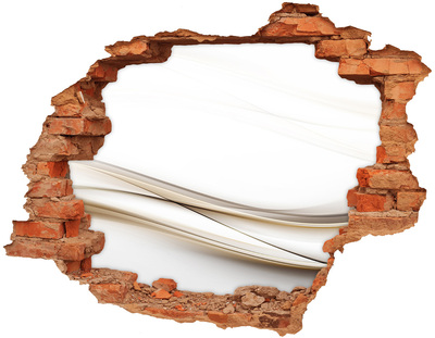 Vinyl muursticker 3D breekeffect De illusie van open ruimte