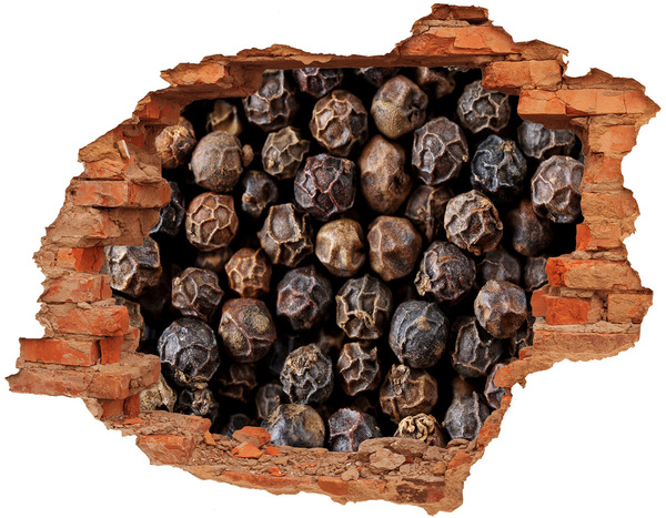 Vinyl muursticker 3D breekeffect Golden Spice in een verborgen pareltje